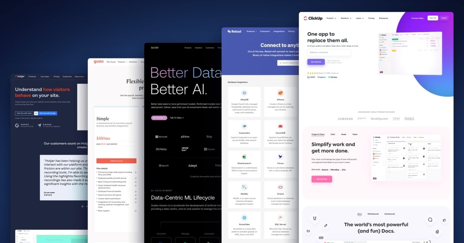 Effective SaaS Website Examples in 2025 for BAT - Bridge Africa ...
