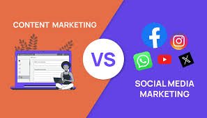 Content Marketing vs Social Media Marketing